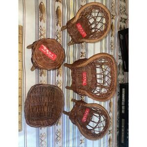 5 Piece Rattan Wicker‎ Doll Furniture Set